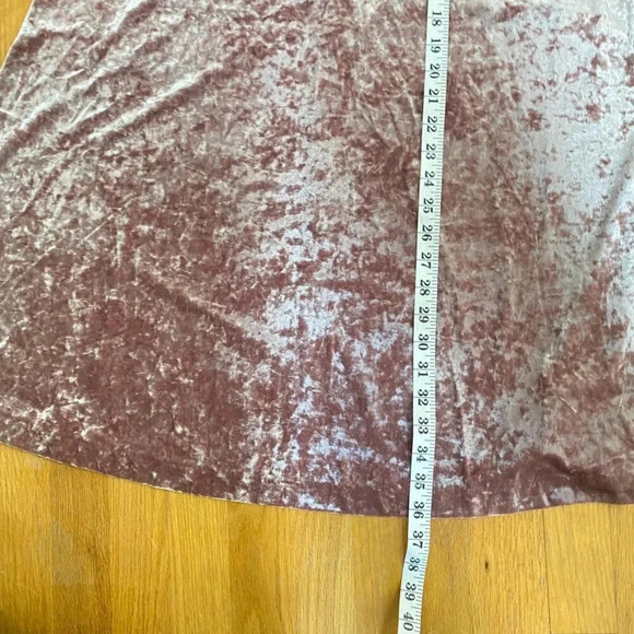 Cynthia Rowley Pink Crushed Velvet Swing Dress - Picture 11 of 11